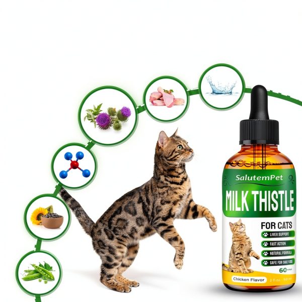 Milk Thistle Liquid Supplement for Cats and Dogs by-2