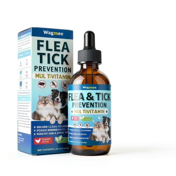Wagmee Herbal Flea Tick Drops Cats Dogs Natural Support-7