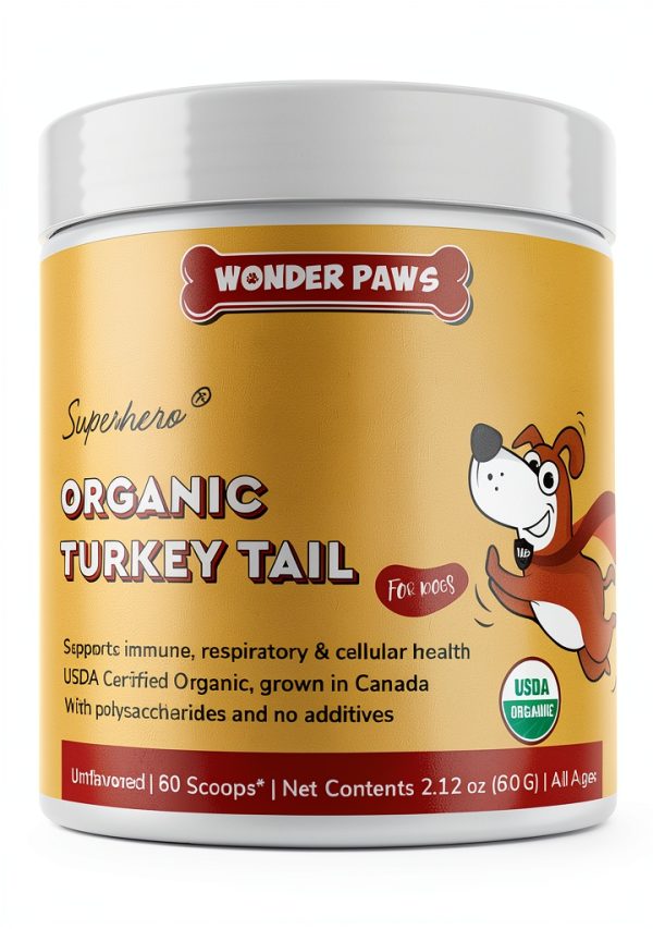 Turkey Tail Mushroom Powder for Dogs Wonder Paws Immune-0