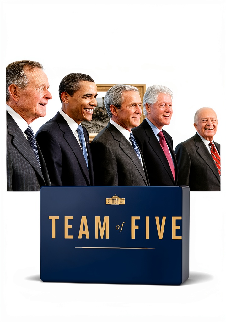 'Kindle book cover showing US presidents and historical themes'