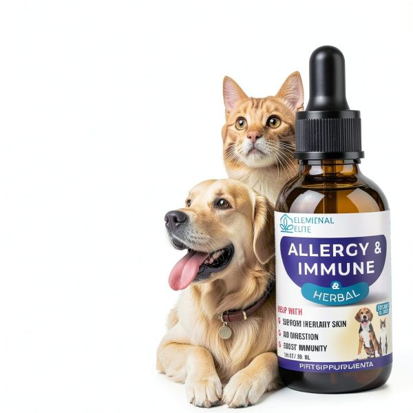 Eduzebra Pet Allergy Drops Herbal Immune Support Supplement-6