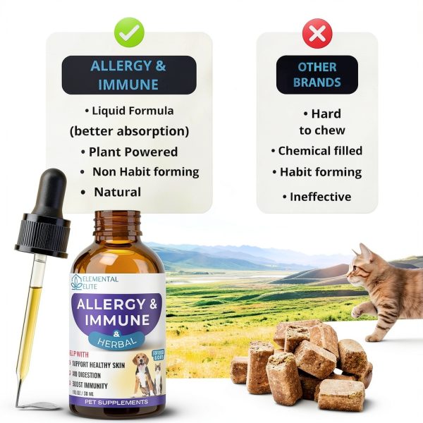 Eduzebra Pet Allergy Drops Herbal Immune Support Supplement-5