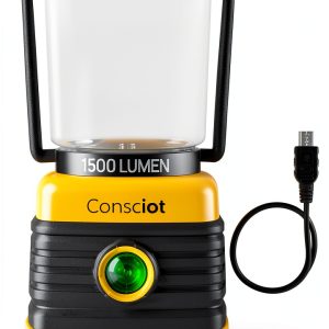 Consciot LED Lantern 1500 Lumens Water Resistant Outdoor-0