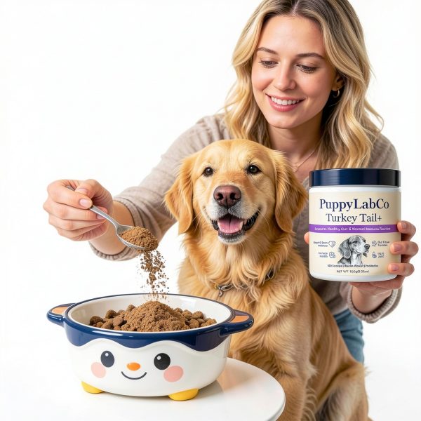 TOGOLIUN Turkey Tail Mushroom Dog Supplement Probiotics-6