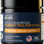 Four Leaf Rover Turkey Tail Mushroom Dog Immune Supplement-0