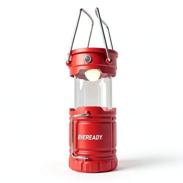 Energizer Collapsible LED Lantern 3 Pack Red Emergency Light-2