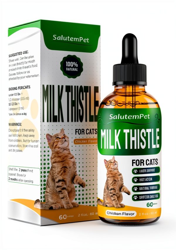 Milk Thistle Liquid Supplement for Cats and Dogs by-0
