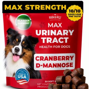 Mighty Petz Dog Urinary Chews Cranberry D-Mannose Support-0