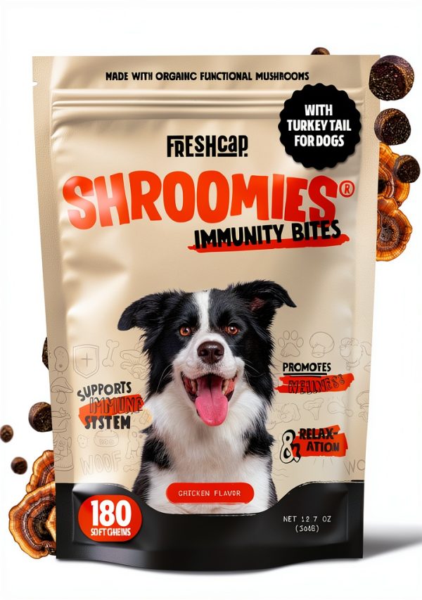 FreshCap Mushroom Dog Supplements Immune Joint Health-0