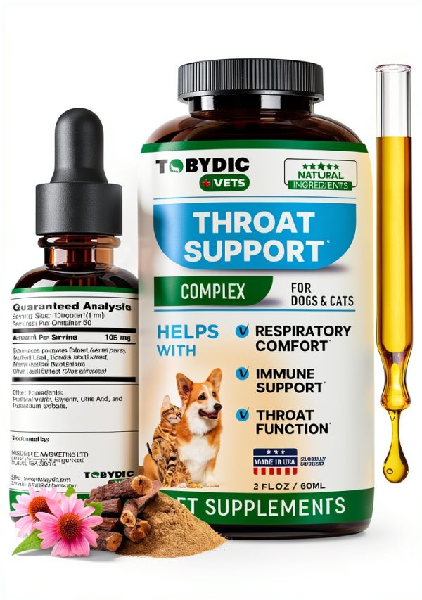 Tobydic Pet Cough Relief Natural Herbal Supplement for Dogs-0