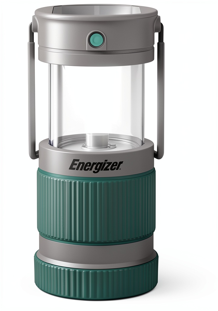 Energizer Hybrid Solar Lantern in use during a camping trip