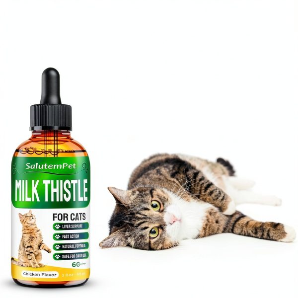 Milk Thistle Liquid Supplement for Cats and Dogs by-5