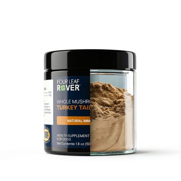 Four Leaf Rover Turkey Tail Mushroom Dog Immune Supplement-6