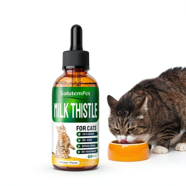 Milk Thistle Liquid Supplement for Cats and Dogs by-3