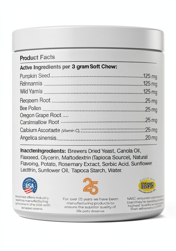 NaturVet Dog Incontinence Supplement Bladder Support Soft-7