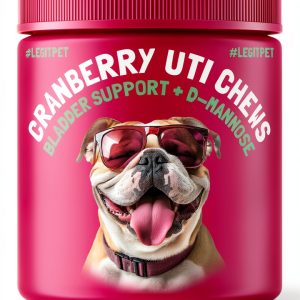 LEGITPET Cranberry Dog UTI Chews Urinary Tract Support-0