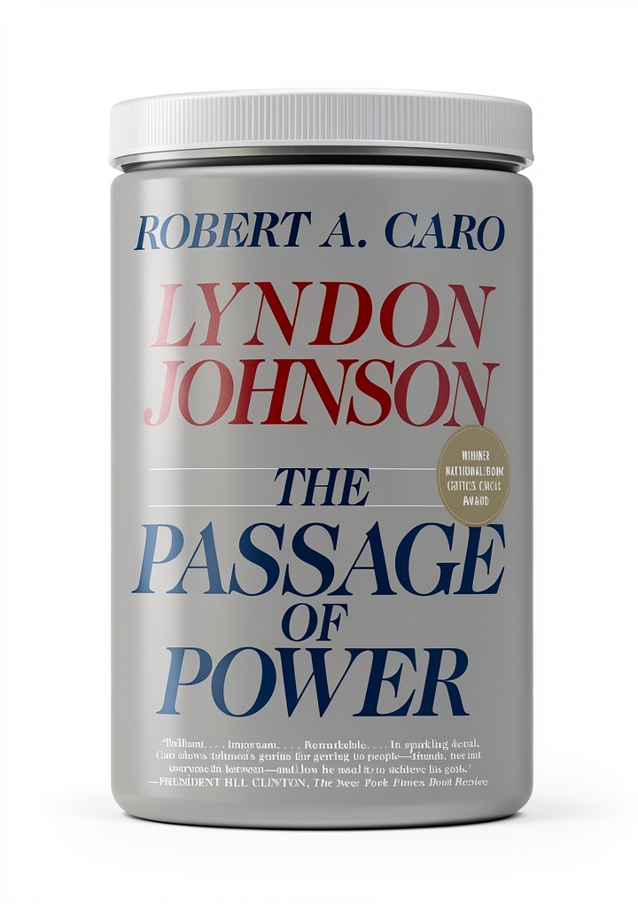 Installing Vintage Lyndon Johnson Biography Kindle Book US Presidents on a wooden desk