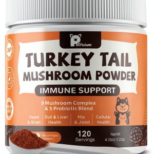 Petrivium Dog Cat Immune Support Mushroom Powder Probiotics-0