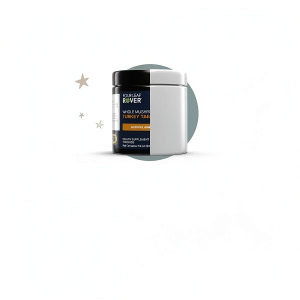 Four Leaf Rover Turkey Tail Mushroom Dog Immune Supplement-5