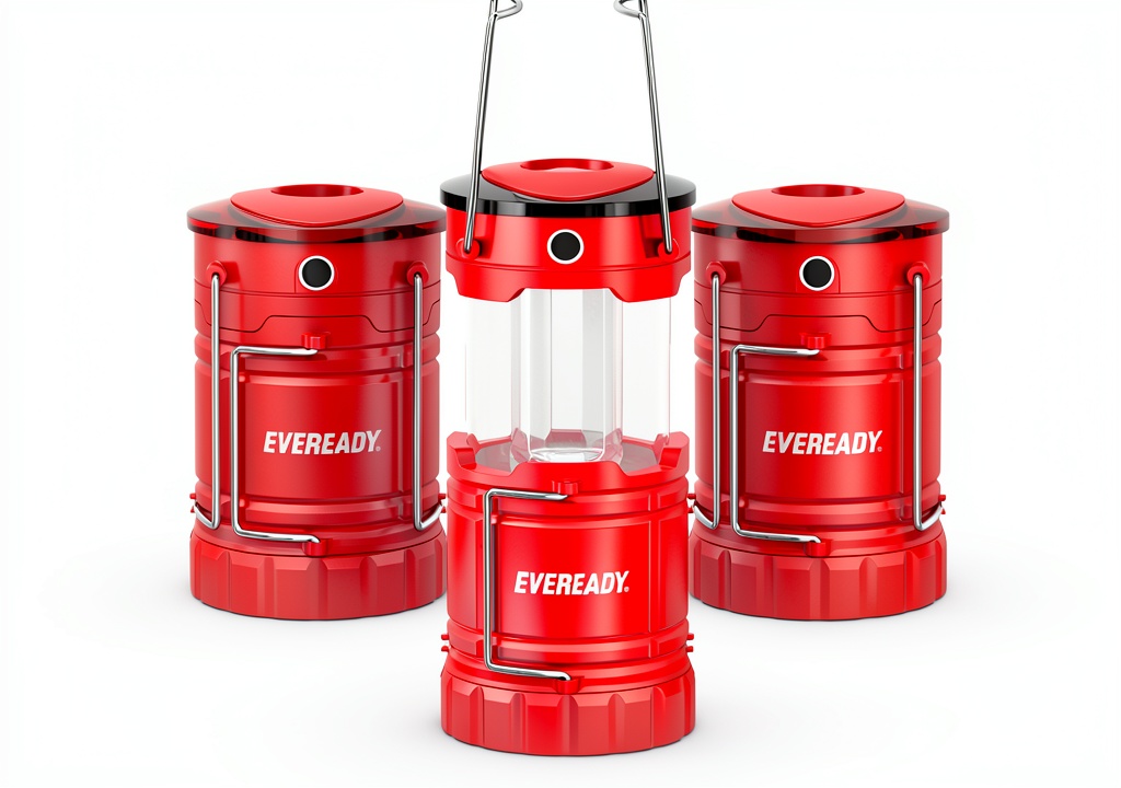 'Energizer collapsible LED lantern in use during a camping trip'