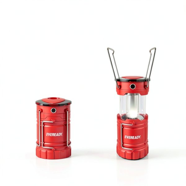 Energizer Collapsible LED Lantern 3 Pack Red Emergency Light-1