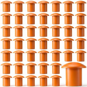 Rebar Safety Caps MAHIONG 80 Pack Mushroom Caps Fit 3/8 to 1 Inch-0