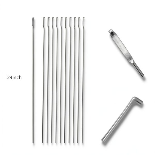 Mobile Home Vinyl Skirting Windbreak Rods Yaocom 24in Galvanized Steel-1