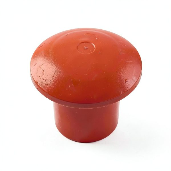 TAODAN 10PCS Red Mushroom Shaped Rebar Caps 3/8-1 Inch-1