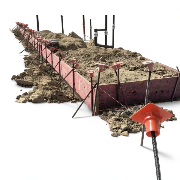 Sandbaggy OSHA Approved Rebar Safety Caps – Orange Plastic, 4x4x2.75-3