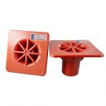 Sandbaggy OSHA Approved Rebar Safety Caps – Orange Plastic, 4x4x2.75-0