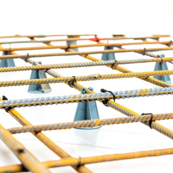 Plastic Rebar Chair 240pcs WAKCCIL Snap-Fit 2-1/4in-5