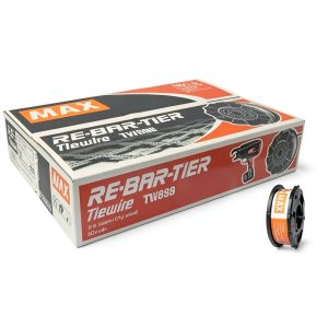 Max TW898 Rebar Tie Wire Roll 21ga Black Wire Pack of 50-0