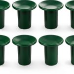 Rebar Caps 12PCS Green Plastic Safety End Caps Exircy 0.63in Cover-0