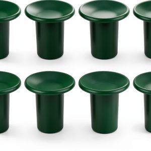 Rebar Caps 12PCS Green Plastic Safety End Caps Exircy 0.63in Cover-0