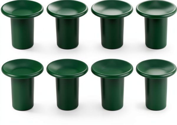 Rebar Caps 12PCS Green Plastic Safety End Caps Exircy 0.63in Cover-0