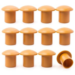 Mushroom Rebar Cap Litoexpe 12pcs Plastic Orange 10-25mm-0