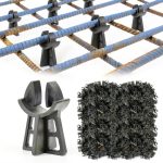 Snap Rebar Chairs 500pcs 2" Heavy Duty Plastic by Strasee SAE0010-0