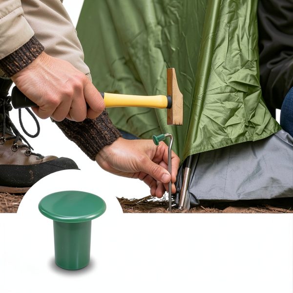 Rebar Caps 12PCS Green Plastic Safety End Caps Exircy 0.63in Cover-3